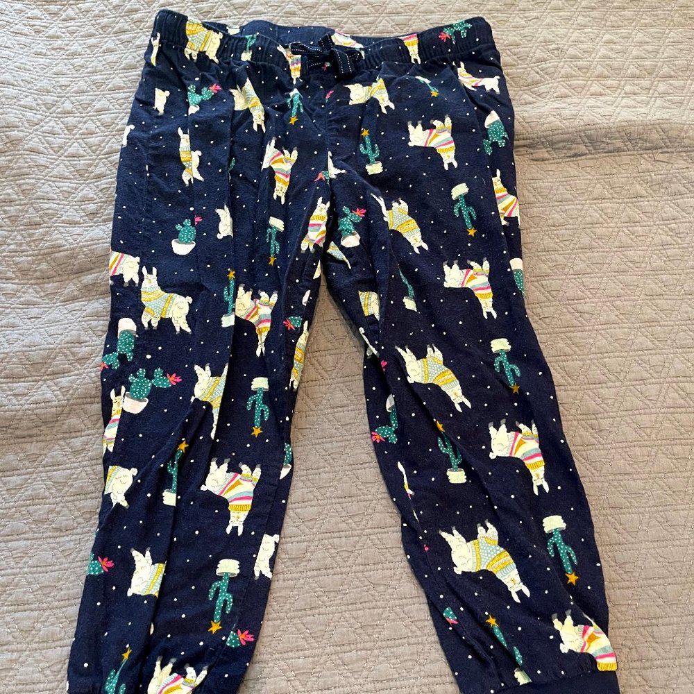 Fleece Llama Pajama Pants